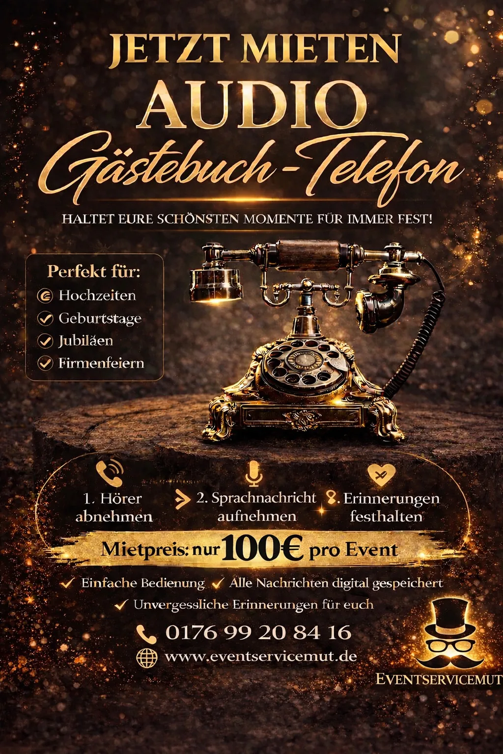 Audio-Gästebuch Telefon